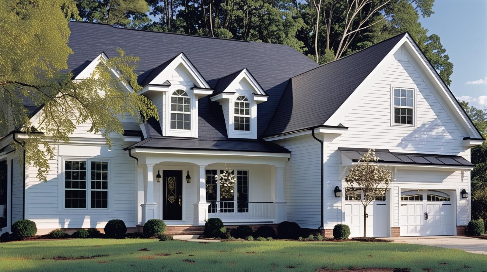 Beautiful white aluminum Gentek siding installed by Aluminum Cardinal. 